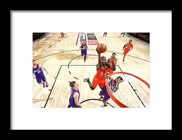 Nba Pro Basketball Framed Print featuring the photograph 2020 NBA All-Star - Rising Stars Game by Nathaniel S. Butler