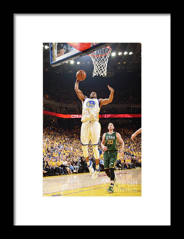 Andre Iguodala Framed Print featuring the photograph Andre Iguodala #6 by Andrew D. Bernstein