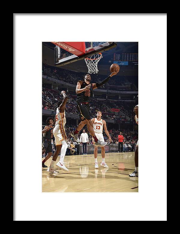Nba Pro Basketball Framed Print featuring the photograph Atlanta Hawks v Cleveland Cavaliers by David Liam Kyle