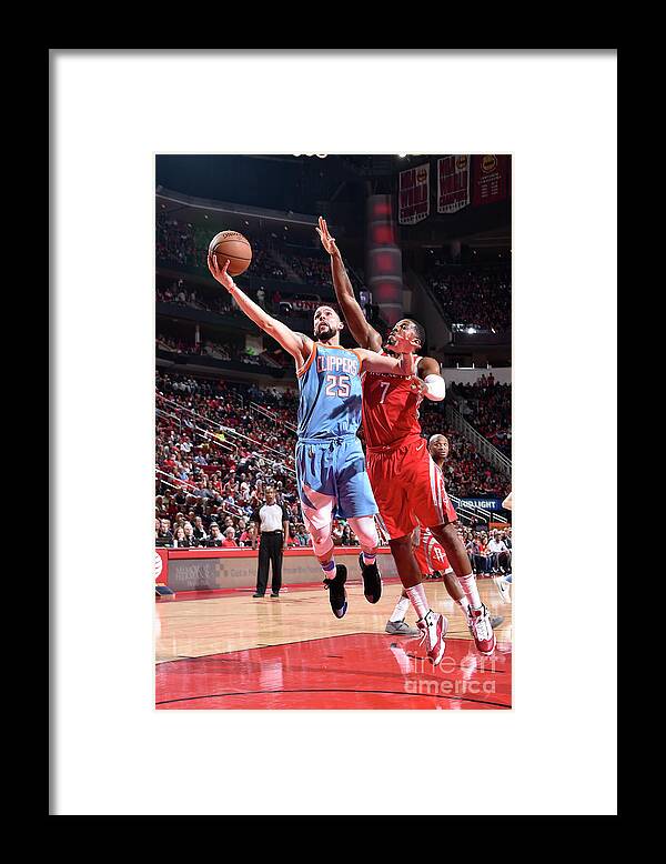 Austin Rivers Framed Print featuring the photograph Austin Rivers by Bill Baptist