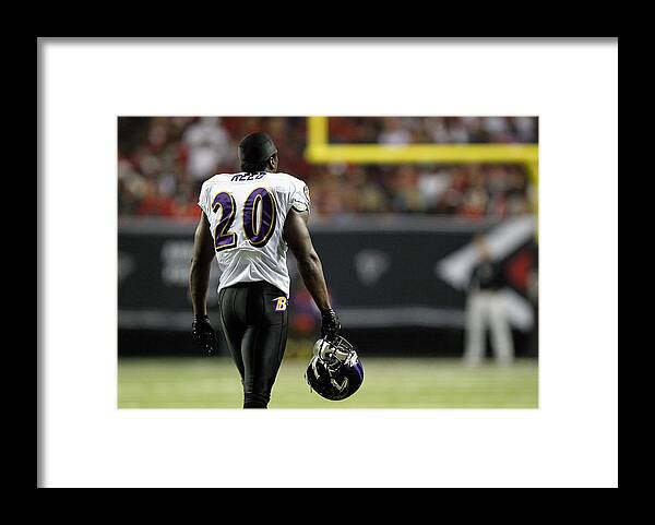 Atlanta Framed Print featuring the photograph Baltimore Ravens v Atlanta Falcons #6 by Kevin C. Cox