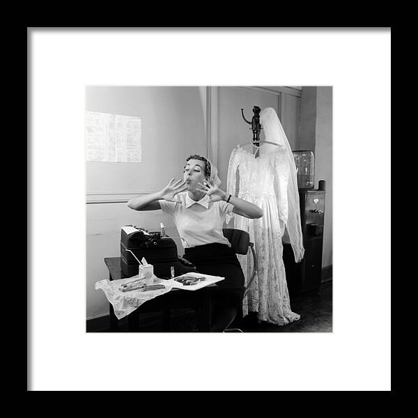 1950-1959 Framed Print featuring the photograph Carol Burnett #7 by Nina Leen