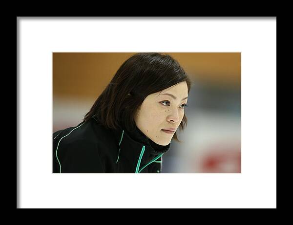 Curling Framed Print featuring the photograph Curling Japan Qualifying Tournament - Qualifier #6 by Ken Ishii