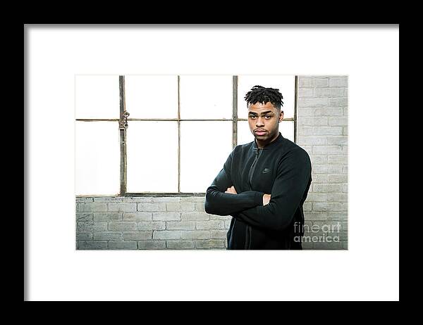 D'angelo Russell Framed Print featuring the photograph D'angelo Russell #6 by Nathaniel S. Butler