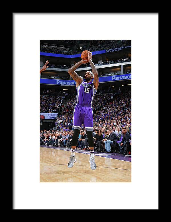 Nba Pro Basketball Framed Print featuring the photograph Demarcus Cousins by Rocky Widner