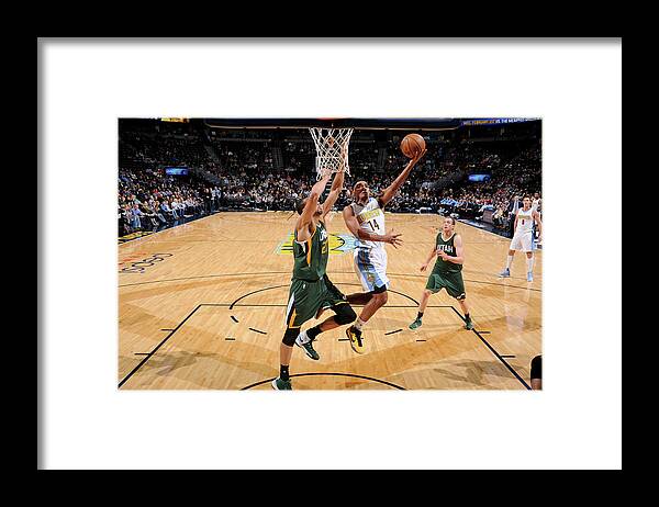 Nba Pro Basketball Framed Print featuring the photograph Gary Harris by Garrett Ellwood
