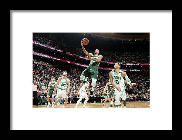 Playoffs Framed Print featuring the photograph George Hill by Nathaniel S. Butler