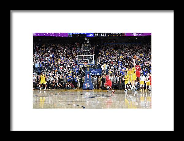 James Harden Framed Print featuring the photograph James Harden by Andrew D. Bernstein