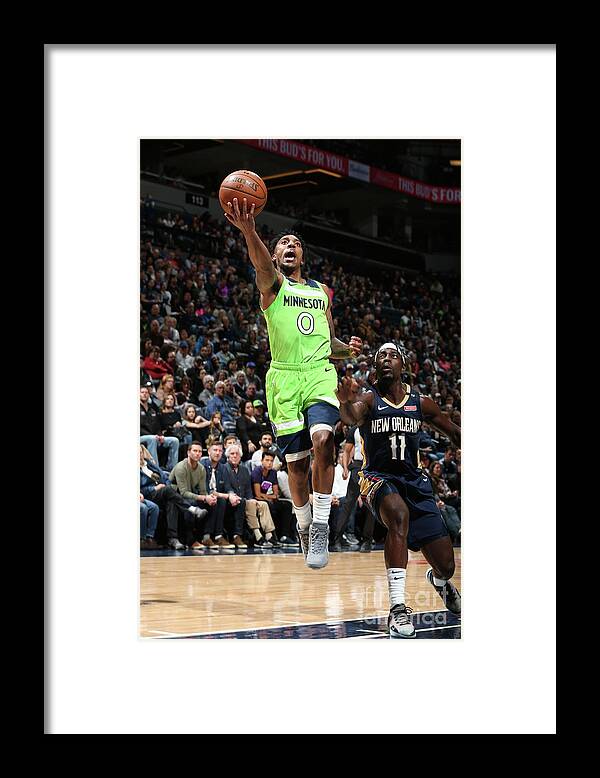 Nba Pro Basketball Framed Print featuring the photograph Jeff Teague by David Sherman