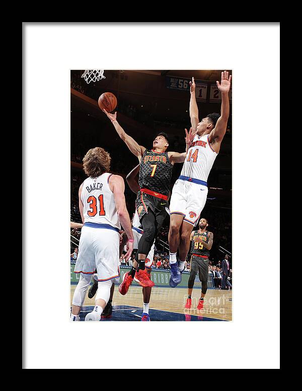 Jeremy Lin Framed Print featuring the photograph Jeremy Lin by Nathaniel S. Butler