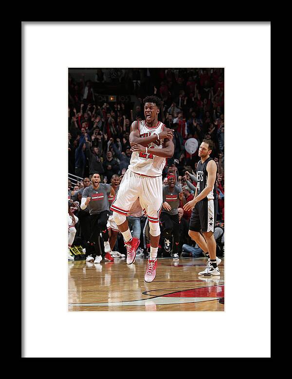 Jimmy Butler Framed Print featuring the photograph Jimmy Butler #6 by Gary Dineen