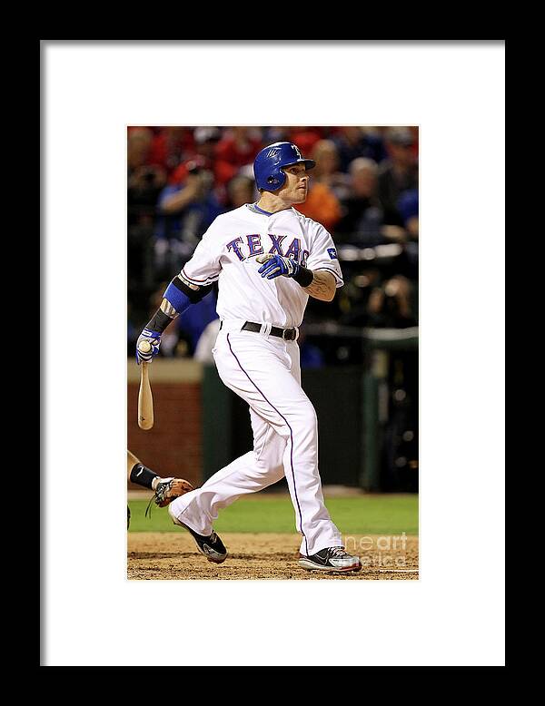 People Framed Print featuring the photograph Josh Hamilton by Ronald Martinez