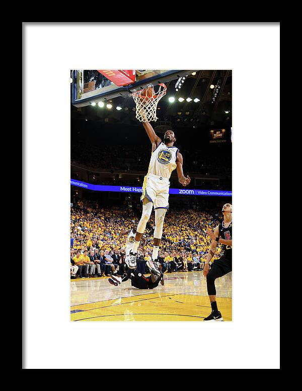 Kevin Durant Framed Print featuring the photograph Kevin Durant #6 by Andrew D. Bernstein