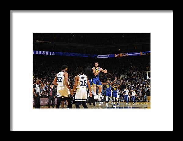 Klay Thompson Framed Print featuring the photograph Klay Thompson #6 by Noah Graham