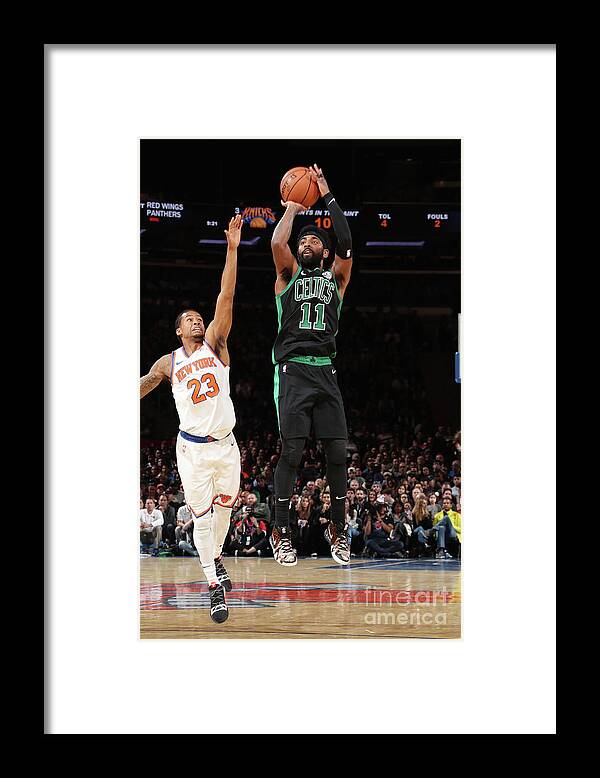 Nba Pro Basketball Framed Print featuring the photograph Kyrie Irving by Nathaniel S. Butler