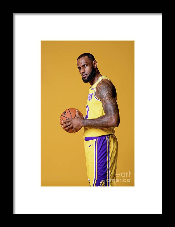 Lebron James Framed Print featuring the photograph Lebron James #6 by Atiba Jefferson