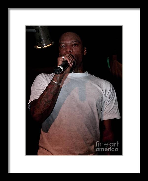 2011 Framed Print featuring the photograph M-1 with Dead Prez - Mutulu Olugbala #6 by David Oppenheimer