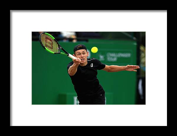Tennis Framed Print featuring the photograph Nature Valley Open - Day Nine #6 by Ben Hoskins