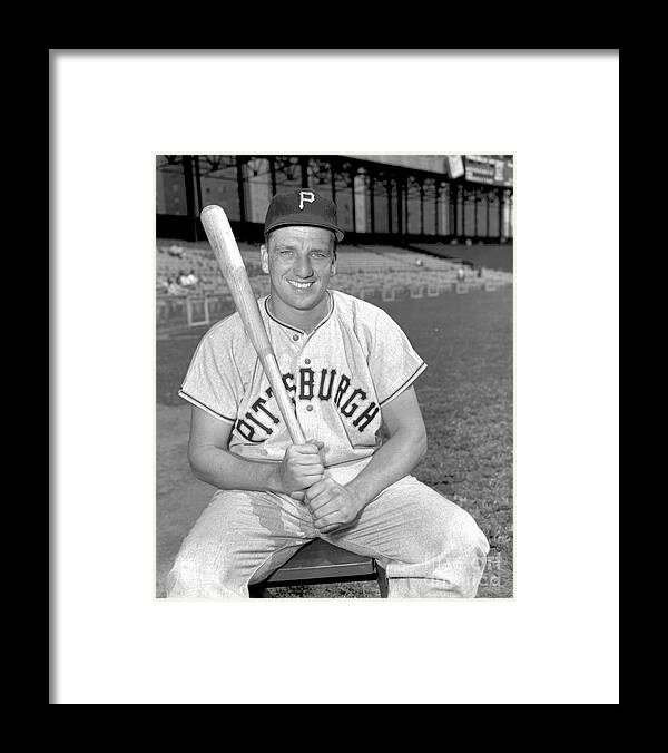 Three Quarter Length Framed Print featuring the photograph Ralph Kiner by Kidwiler Collection