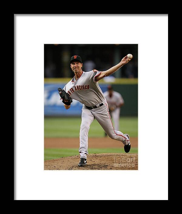 People Framed Print featuring the photograph Randy Johnson by Otto Greule Jr