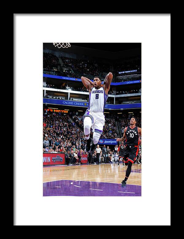 Rudy Gay Framed Print featuring the photograph Rudy Gay by Rocky Widner