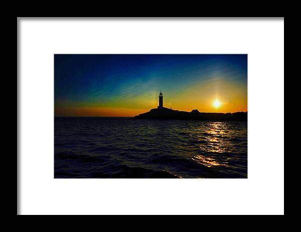 White Island Lighthouse Framed Print featuring the photograph White Island Lighthouse #6 by Deb Bryce