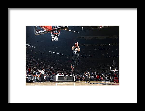 Event Framed Print featuring the photograph Zach Lavine by Nathaniel S. Butler