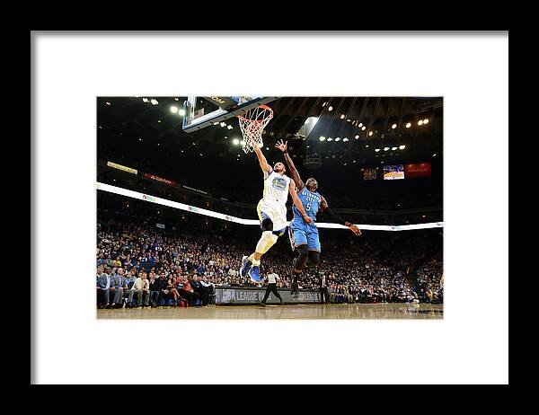 Stephen Curry Framed Print featuring the photograph Stephen Curry #61 by Noah Graham