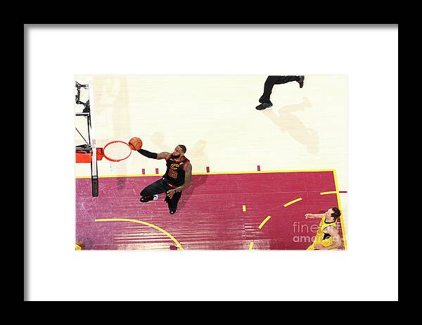 Lebron James Framed Print featuring the photograph Lebron James #62 by Nathaniel S. Butler