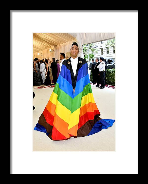 People Framed Print featuring the photograph Heavenly Bodies: Fashion & The Catholic Imagination Costume Institute Gala #63 by Dia Dipasupil