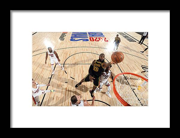 Lebron James Framed Print featuring the photograph Lebron James #69 by Andrew D. Bernstein