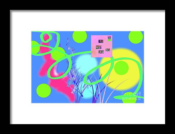 Walter Paul Bebirian: Volord Kingdom Art Collection Grand Gallery Framed Print featuring the digital art 7-4-2020d by Walter Paul Bebirian