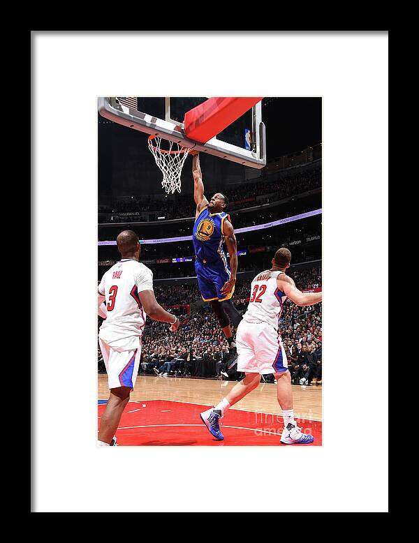 Andre Iguodala Framed Print featuring the photograph Andre Iguodala #7 by Andrew D. Bernstein