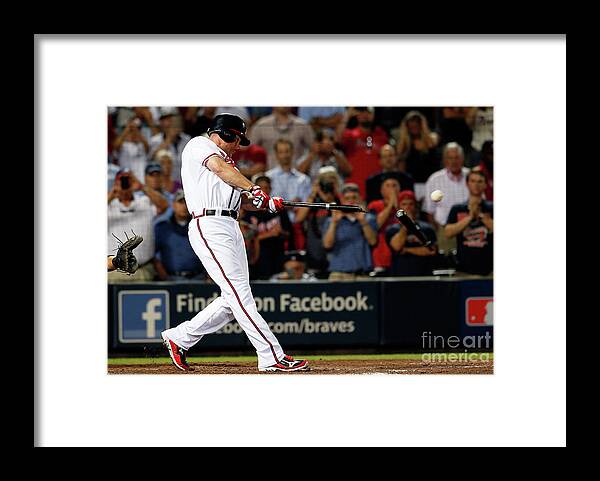 Atlanta Framed Print featuring the photograph Chipper Jones by Kevin C. Cox