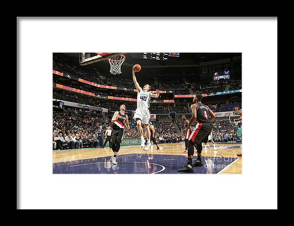 Nba Pro Basketball Framed Print featuring the photograph Cody Zeller by Kent Smith