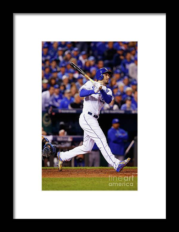 People Framed Print featuring the photograph Eric Hosmer by Jamie Squire