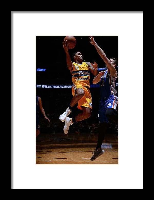 Nba Pro Basketball Framed Print featuring the photograph Gary Harris by Bart Young