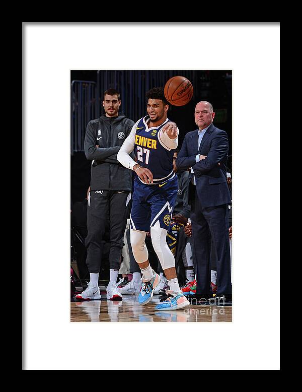 Jamal Murray Framed Print featuring the photograph Jamal Murray by Bart Young