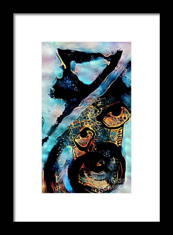 Contemporary Art Framed Print featuring the digital art 7 by Jeremiah Ray