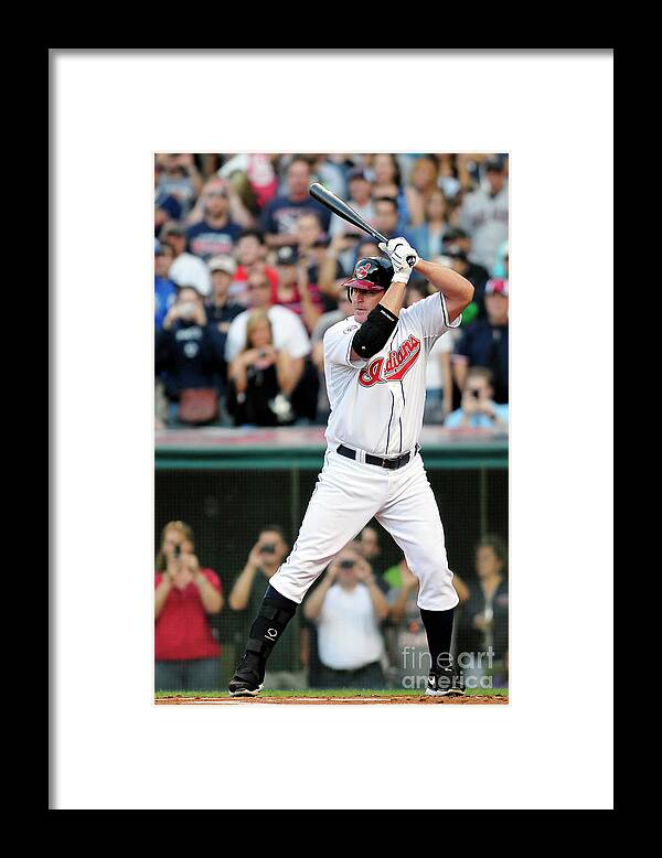 American League Baseball Framed Print featuring the photograph Jim Thome by Jason Miller