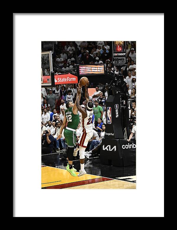 Playoffs Framed Print featuring the photograph Jimmy Butler #7 by David Dow