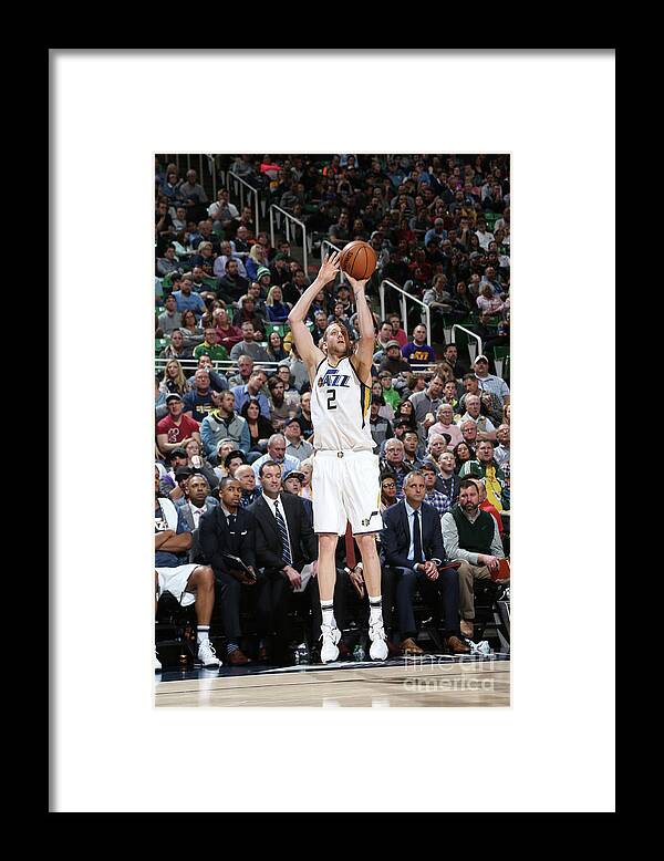 Nba Pro Basketball Framed Print featuring the photograph Joe Ingles by Melissa Majchrzak