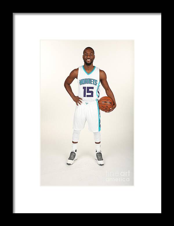 Media Day Framed Print featuring the photograph Kemba Walker by Kent Smith