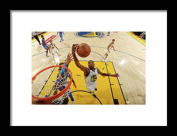 Kevin Durant Framed Print featuring the photograph Kevin Durant #7 by Andrew D. Bernstein