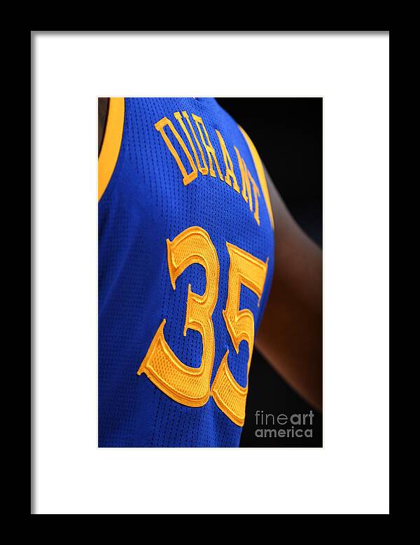 Nba Pro Basketball Framed Print featuring the photograph Kevin Durant by Garrett Ellwood