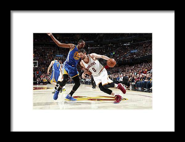 Playoffs Framed Print featuring the photograph Kevin Love by Nathaniel S. Butler