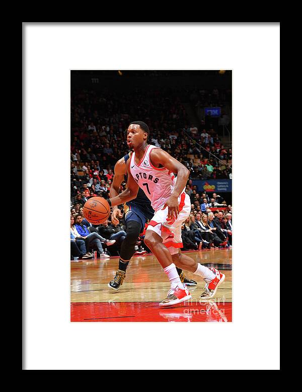 Nba Pro Basketball Framed Print featuring the photograph Kyle Lowry by Jesse D. Garrabrant