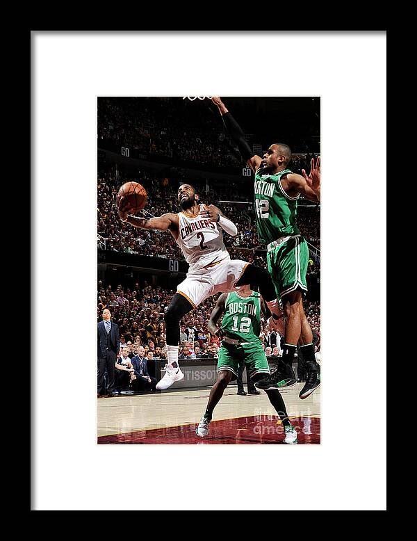 Kyrie Irving Framed Print featuring the photograph Kyrie Irving #7 by David Liam Kyle