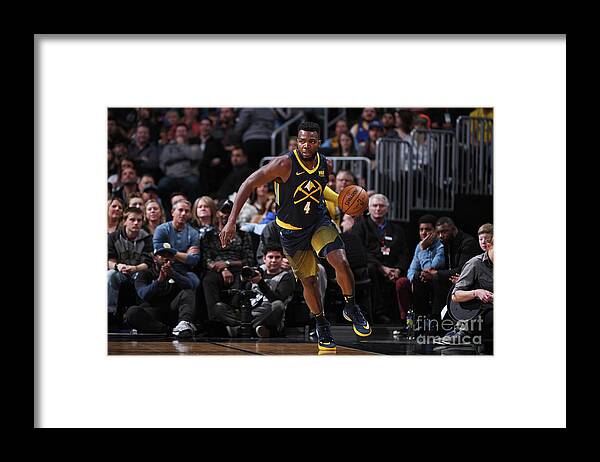 Nba Pro Basketball Framed Print featuring the photograph Paul Millsap by Garrett Ellwood