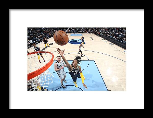 Nba Pro Basketball Framed Print featuring the photograph San Antonio Spurs v Memphis Grizzlies by Joe Murphy